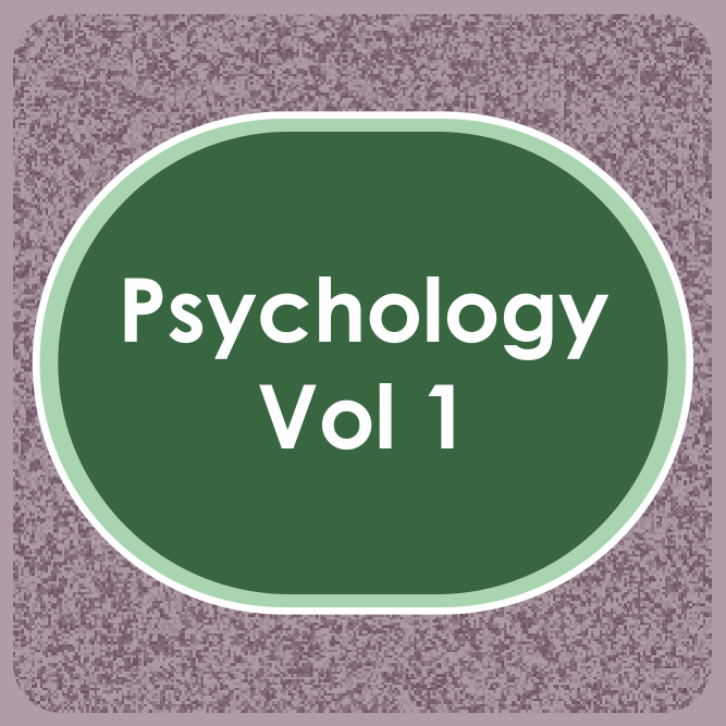 Psychology Vol-01 to 16