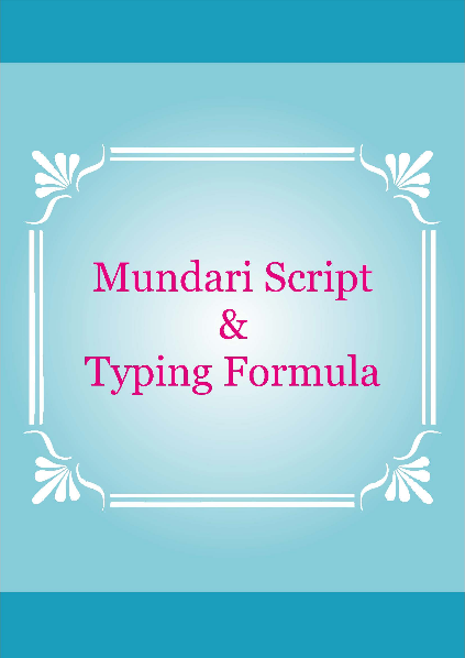 Mundari Script and Typing Formula