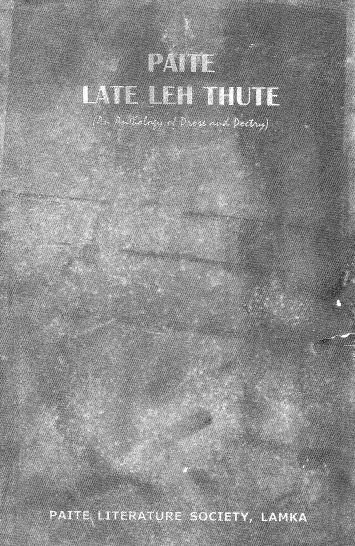 Paite Late Leh Thute | An Anthology of Prose and Poetry