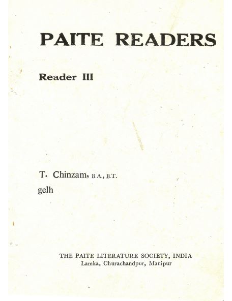 Paite Readers, Reader III
