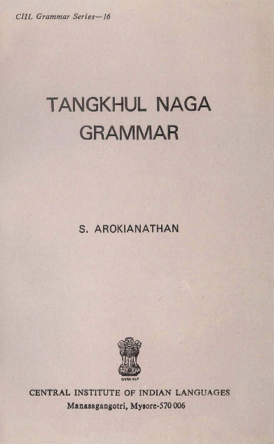 Tangkhul Naga Grammar