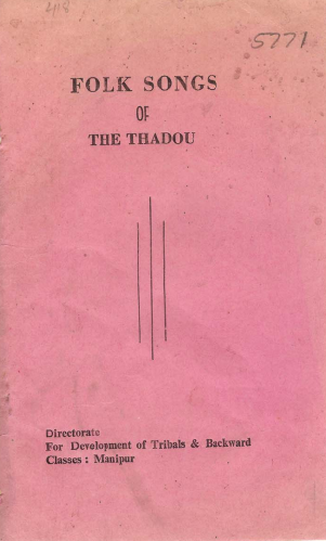 Folk Songs of The Thadou