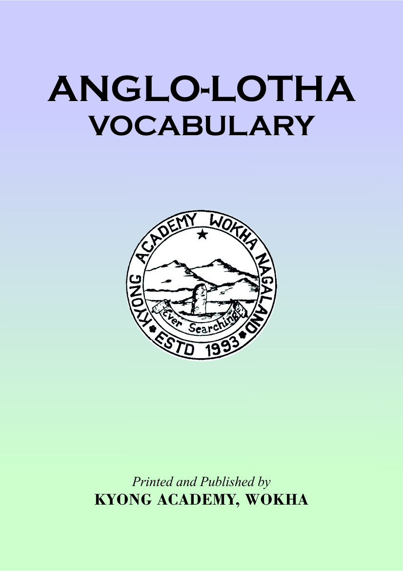 Anglo-Lotha Vocabulary
