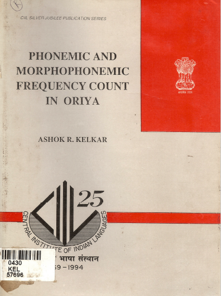 Phonemic and Morphophonemic Frequency Count in Oriya